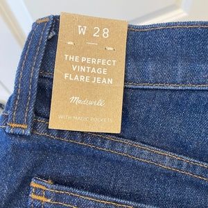 Madewell Perfect Vintage Flare - Dark Denim